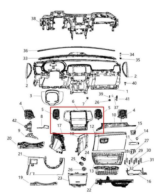 2014-15 Jeep Grand Cherokee Limited AC Heater Temperature Climate Control *ReaD* - Alshned Auto Parts