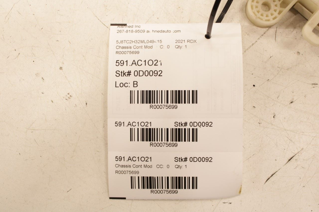 2019-2021 Acura RDX SH-AWD Power Distribution Control Module BCM 38850-TJB-A040 - Alshned Auto Parts