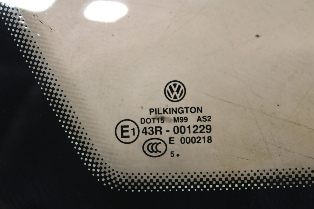 12-19 Volkswagen Passat SE Rear Left Side Quarter Window Glass 561-845-297-K-NVB - Alshned Auto Parts