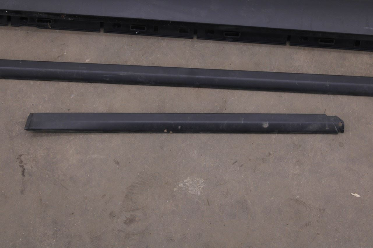 2011-2018 Porsche Cayenne S Left Rocker Panel Molding Door Scuff Plate Set of 3 - Alshned Auto Parts