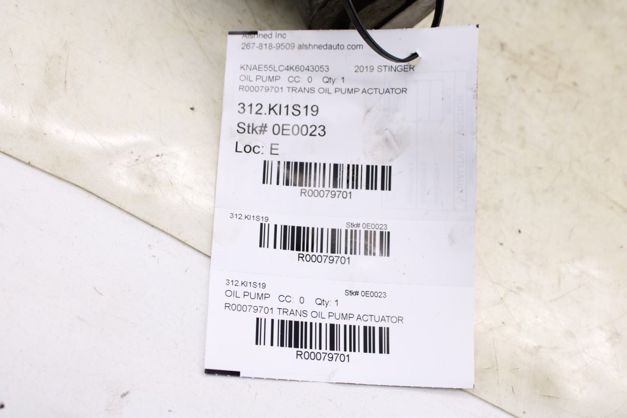 2018-23 Kia Stinger GT2 AWD 3.3L Auto Transmission Electric Oil Pump 46110-47610 - Alshned Auto Parts