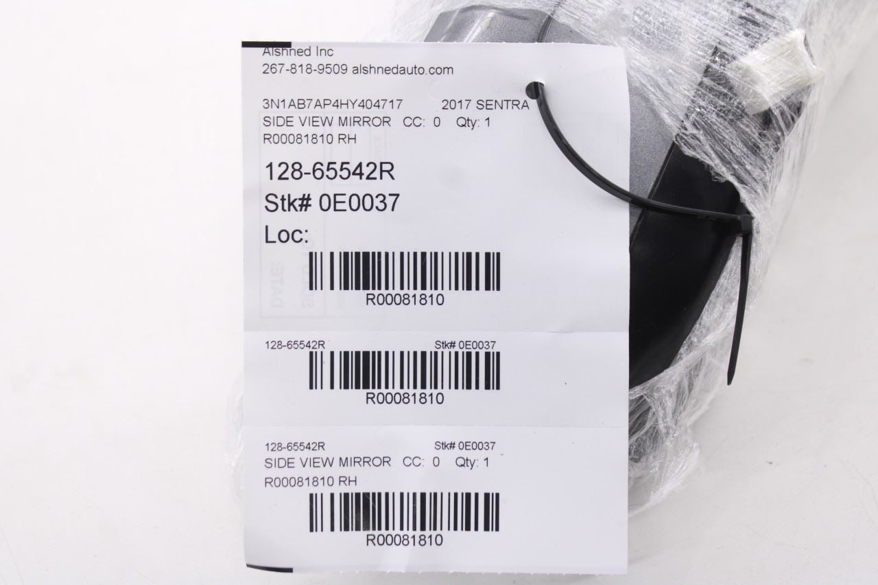 2015-19 Nissan Sentra SV 1.8L Passenger Right Side Rear View Mirror 96301-3YU1F15