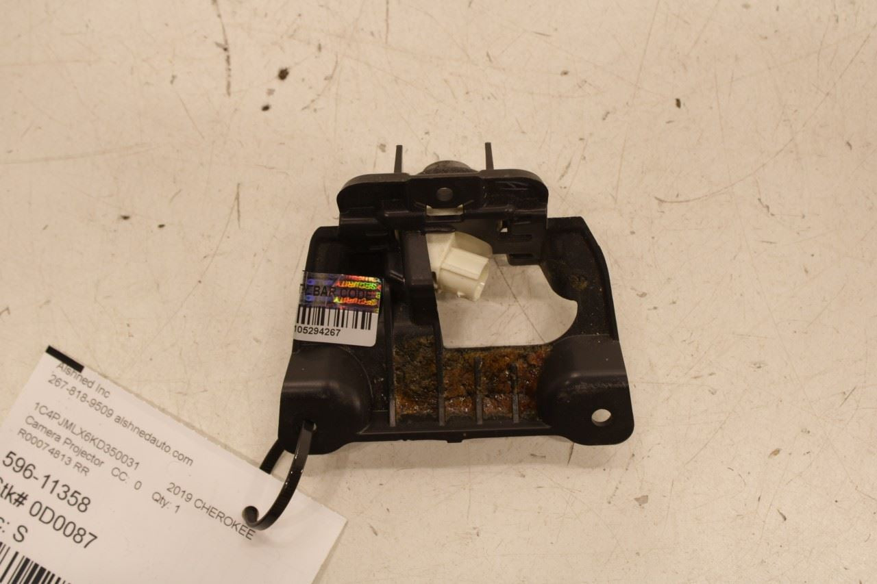 2019-23 Jeep Cherokee Latitude 3.2L Rear Backup Camera w/ Bracket 68360986AC OEM - Alshned Auto Parts