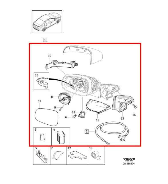 2015-16 Volvo S60 T5 Premier 2.0L Driver Left Side Rear View Mirror 31402555 OEM - Alshned Auto Parts