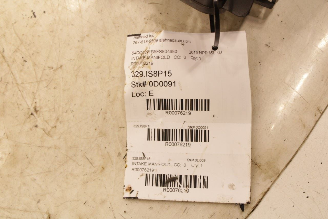 2012-2020 ISUZU NPR HD 6.0L Engine Intake Manifold w/ Throttle Body 12597600 OEM - Alshned Auto Parts