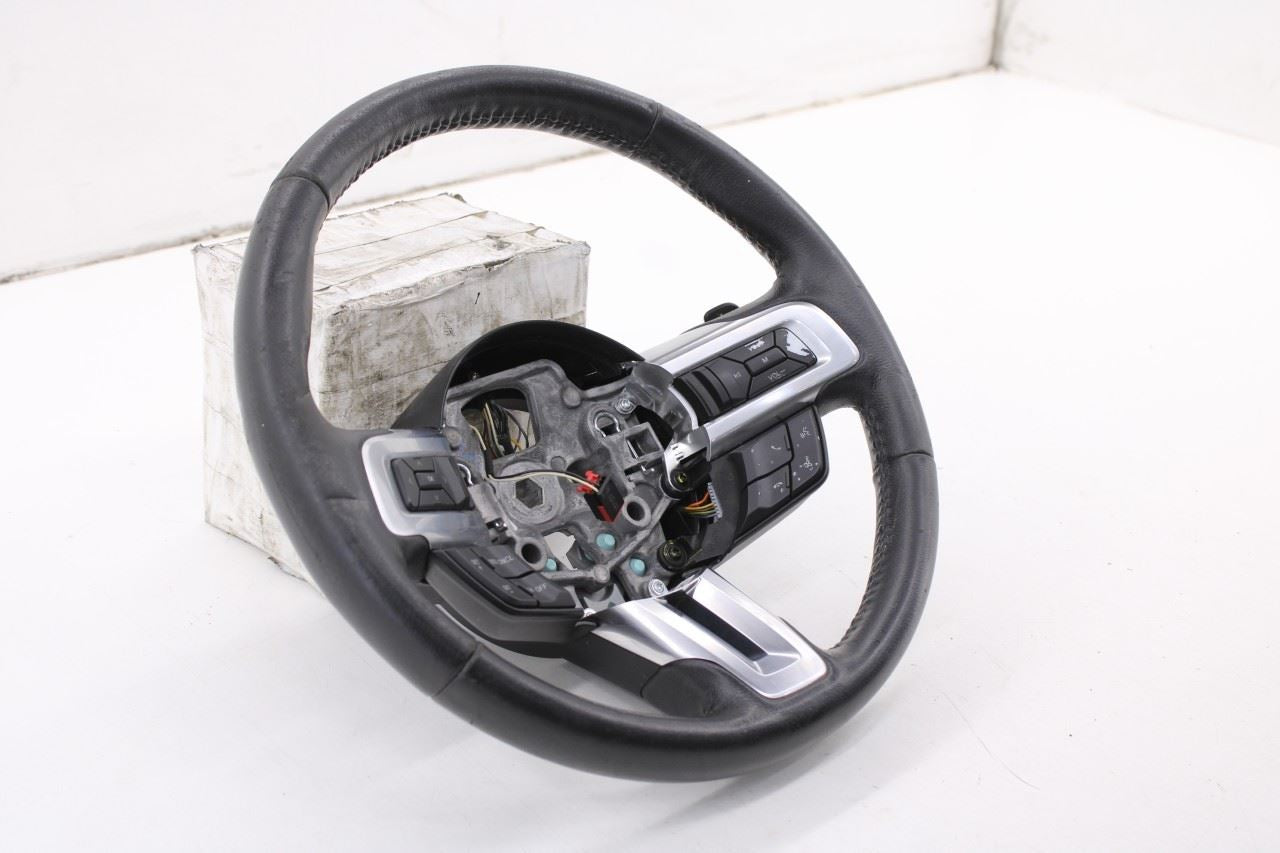 15-23 Ford Mustang Convertible V6 3.7L Steering Wheel Leather w/ Control Buttons - Alshned Auto Parts