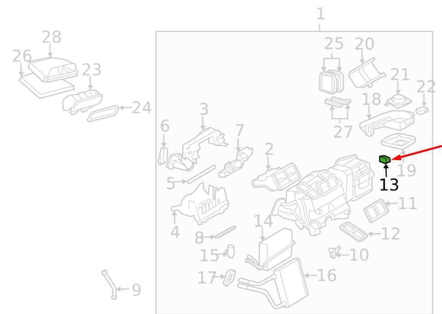 2006-2009 Mercedes-Benz CLK 350 HVAC Blend Door Actuator Motor Set 20382016421