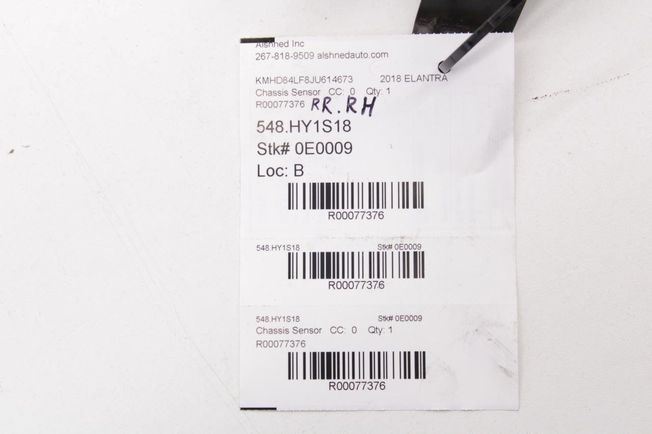 2016-2018 Hyundai Elantra Value Edition Rear Right Blind Spot Detection Module - Alshned Auto Parts