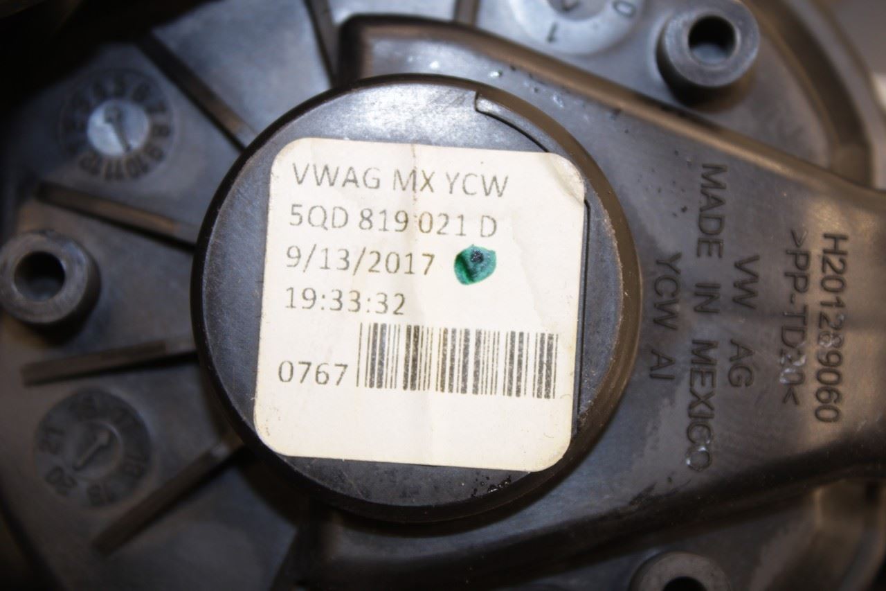 2018-2024 Volkswagen Atlas S 3.6L Front HVAC AC Blower Fan Motor 3QF-819-021 OEM - Alshned Auto Parts