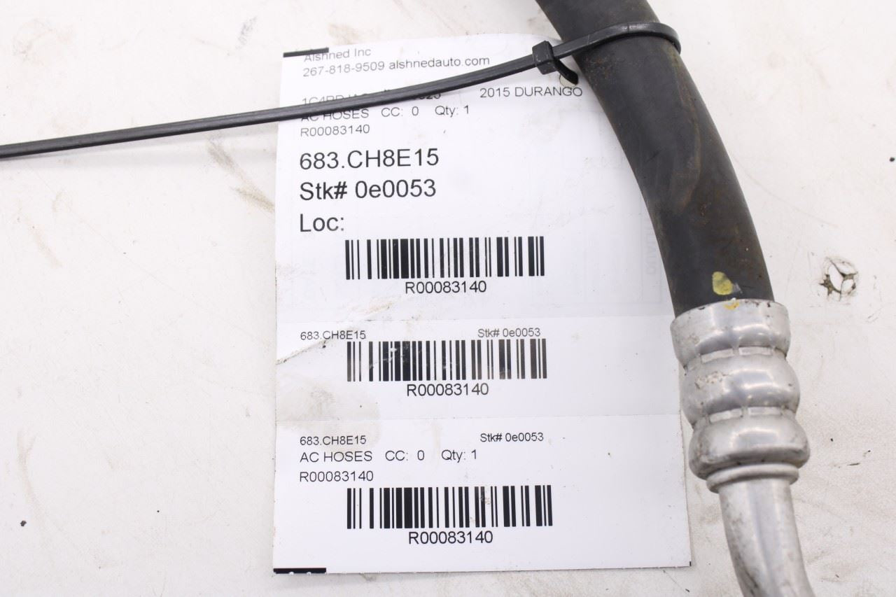 2015-25 Dodge Durango SXT 3.6L AC Conditioning Suction Line Hose Pipe 68217212AB9