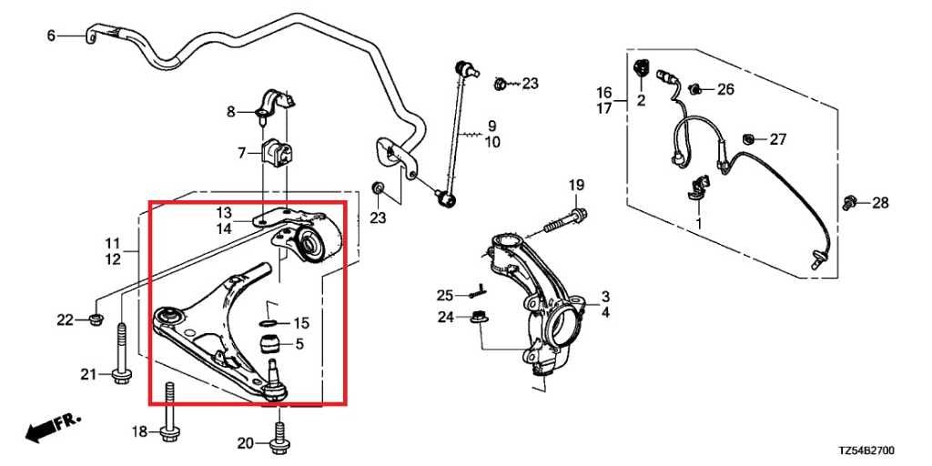 2014-2020 Acura MDX w/Tech Pkg SH-AWD Front Left Lower Control Arm 51360-TZ5-A101