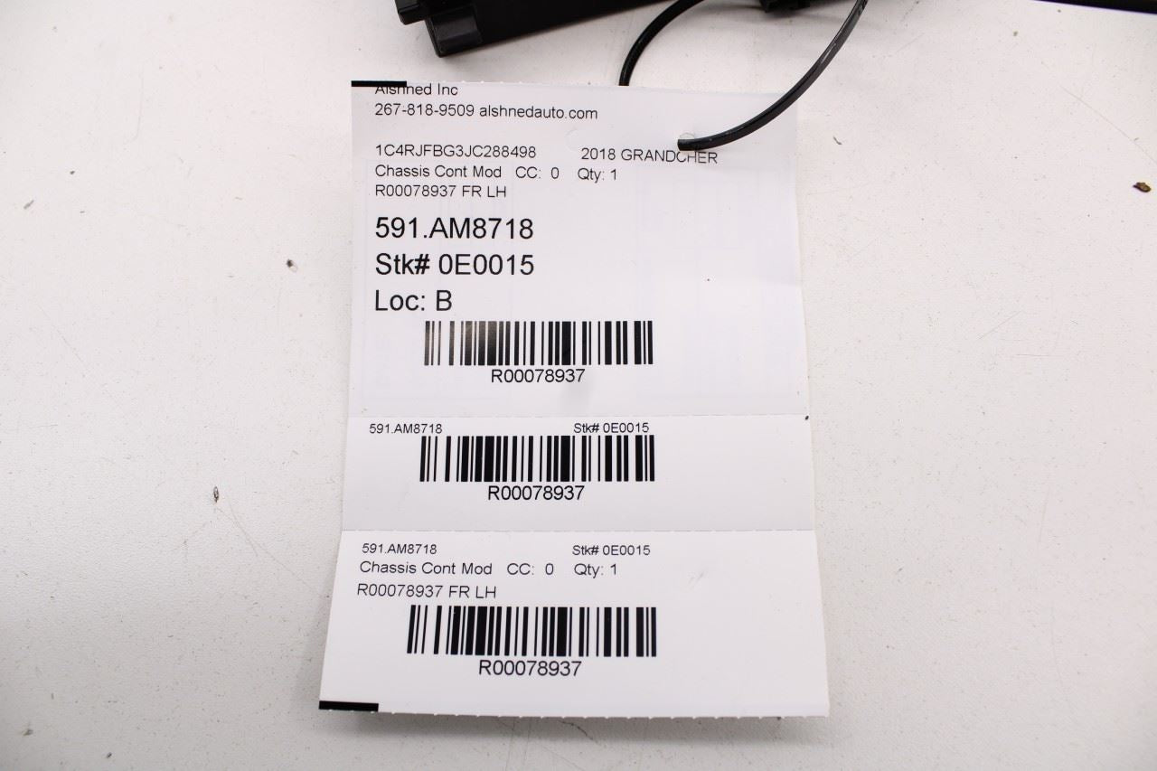 2014-2022 Jeep Grand Cherokee Limited Front Left Side Seat Memory Control Module - Alshned Auto Parts