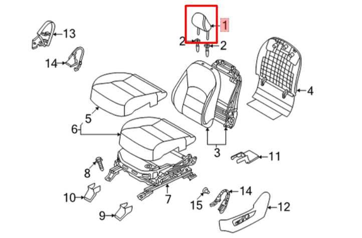 22-25 Infiniti QX50 Luxe Front Left or Right Side Seat Headrest 86400-5NB1A OEM - Alshned Auto Parts