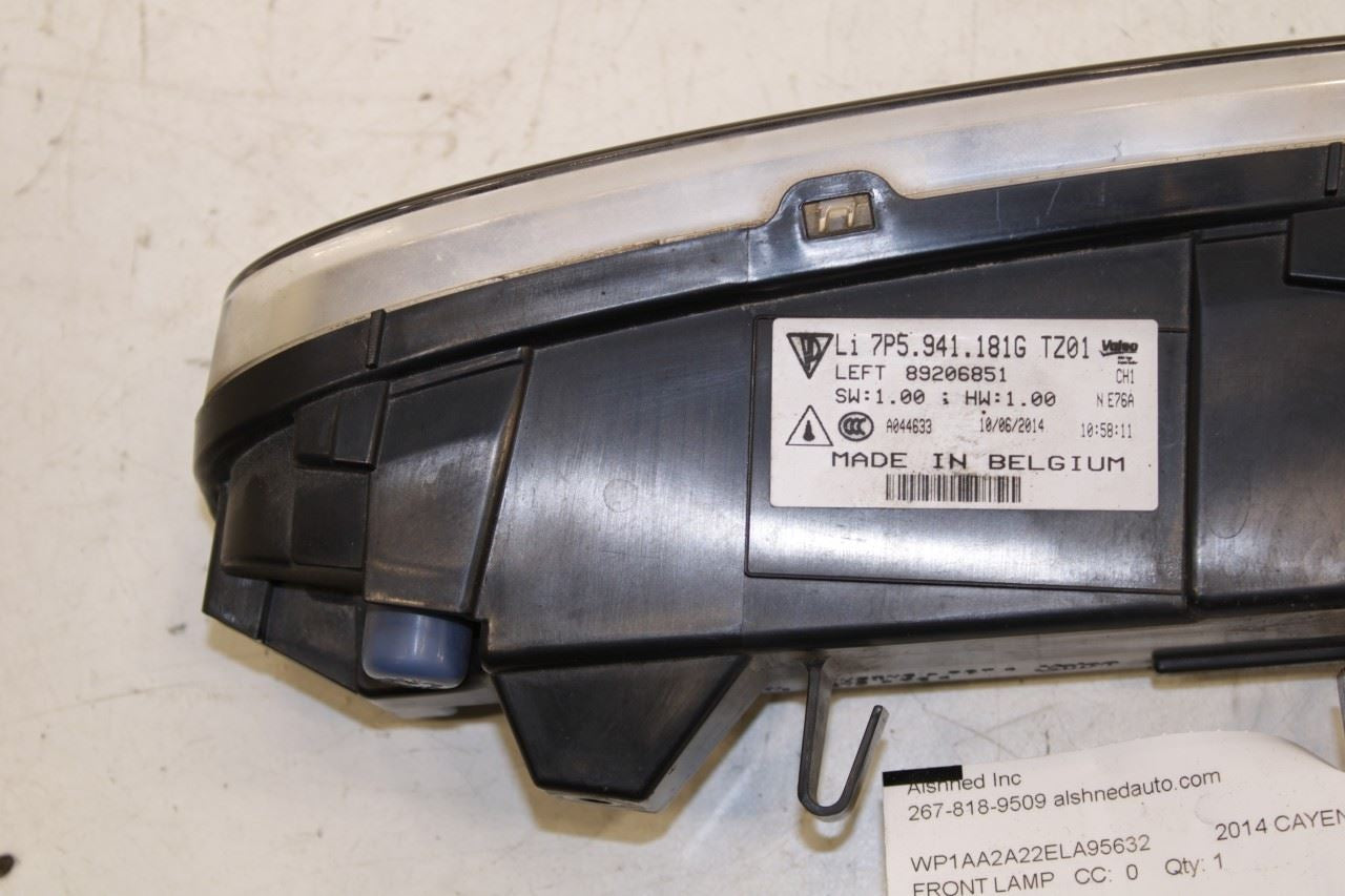 2011-14 Porsche Cayenne Platinum Front Left Side LED Turn Light Daytime Run Lamp - Alshned Auto Parts
