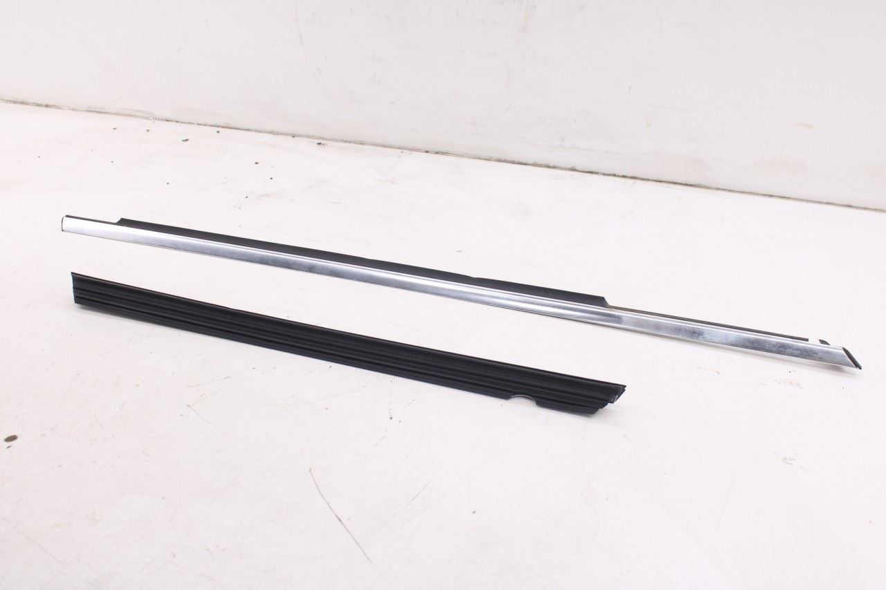 08-14 Mercedes-Benz C350 Sport Front Left Door Window Trim Belt Weatherstrip Set - Alshned Auto Parts