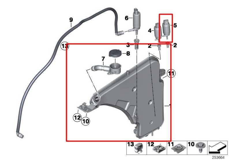 2017-20 BMW 430i xDrive 2.0L Windshield Wiper Washer Fluid Reservoir Tank Bottle - Alshned Auto Parts