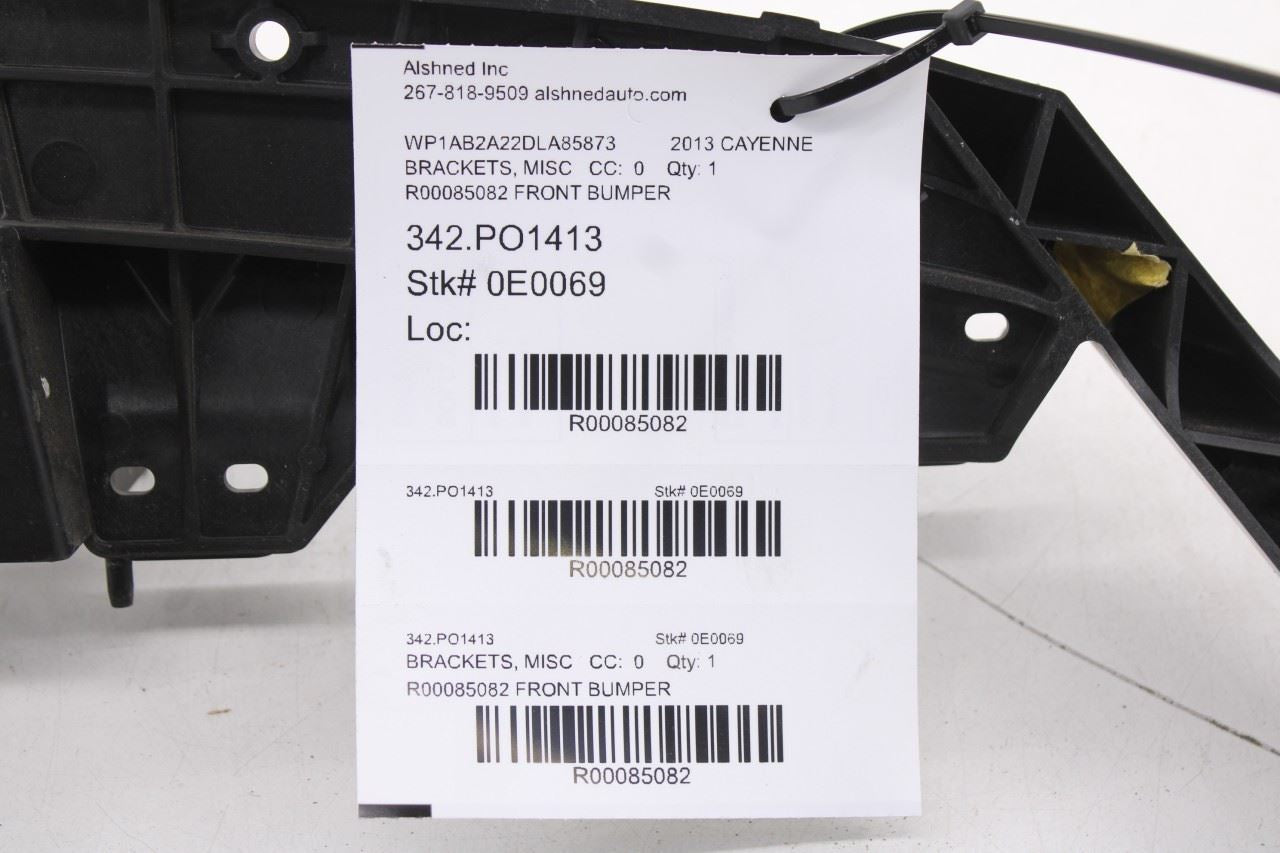 11-14 Porsche Cayenne S AWD Upper Radiator Core Support Bracket Carrier Tie Bar9