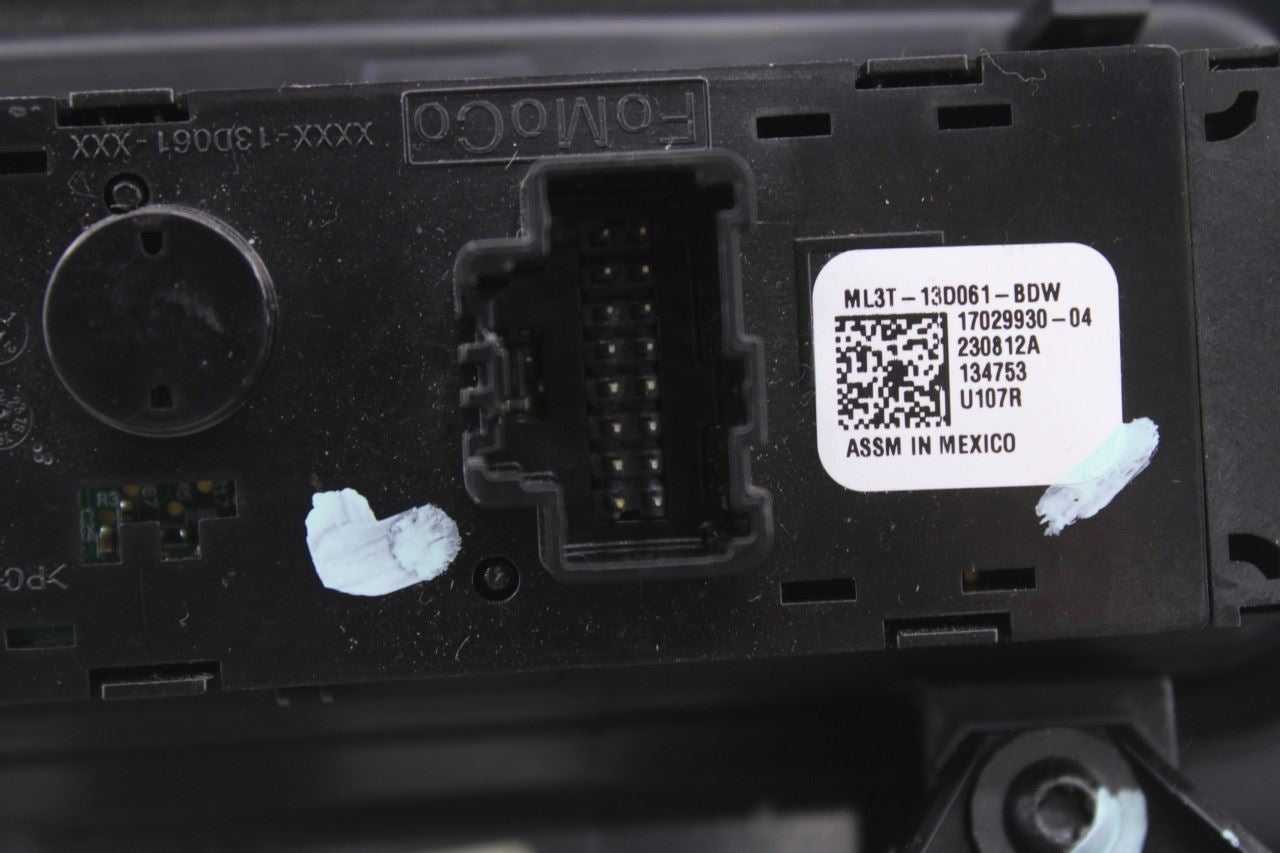 21-26 Ford F150 XLT SuperCrew RWD Dash Left Side Headlight Control Switch *ReaD* - Alshned Auto Parts
