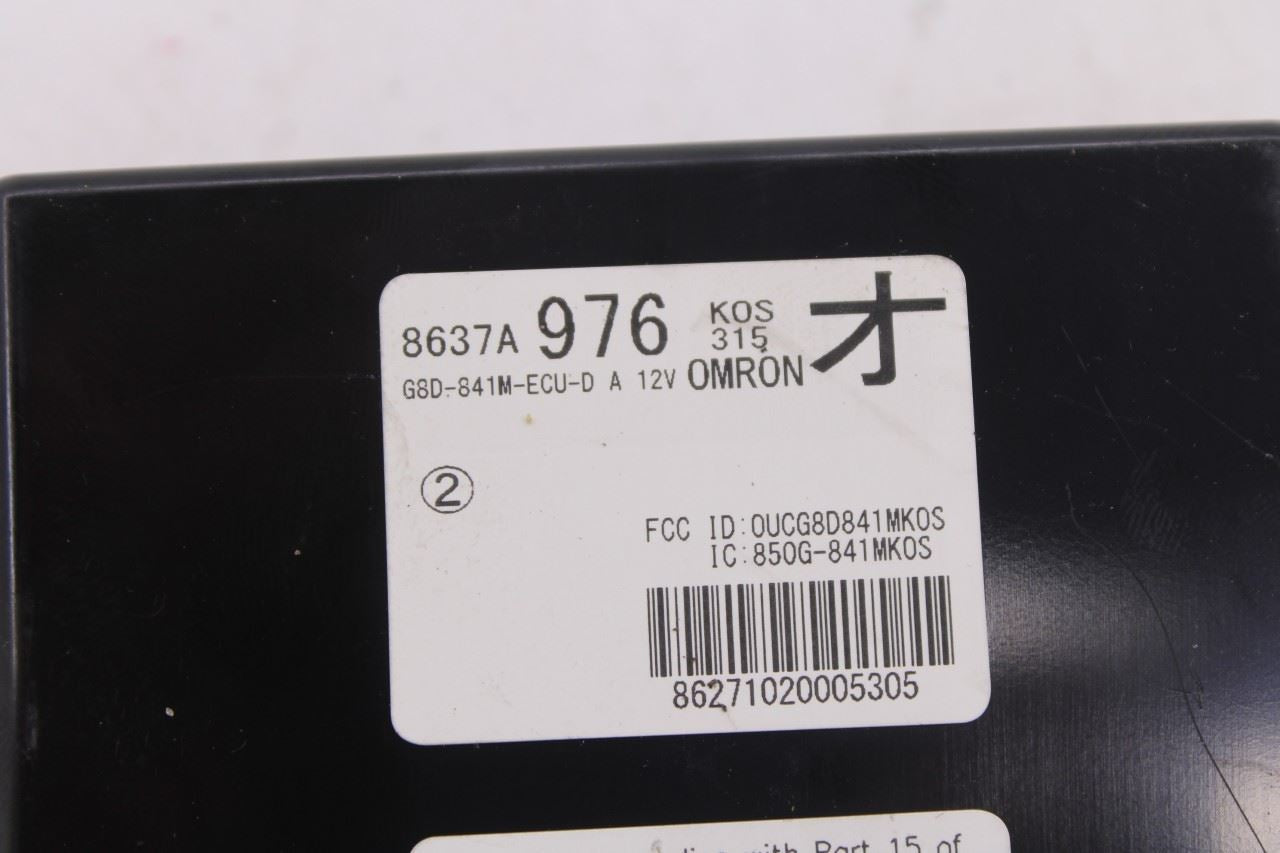 13-2022 Mitsubishi Outlander Sport SE Theft-Locking Keyless Entry Control Module9