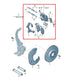 10-16 Audi S4 Premium Plus 3.0L AWD Front Right Left Side Brake Disc Caliper Set1
