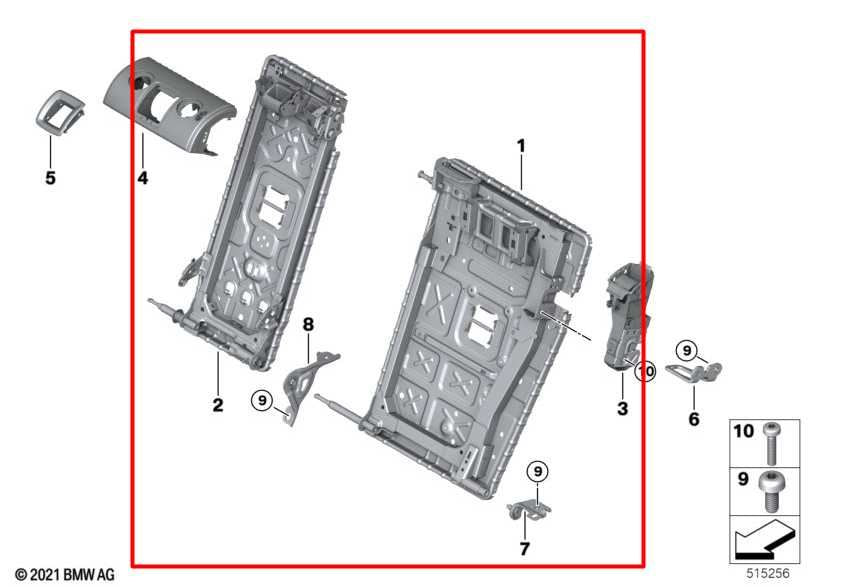 2023-2025 BMW 430i xDrive Gran Coupe 2.0L AWD Rear 2nd Row Seat Full Complete - Alshned Auto Parts