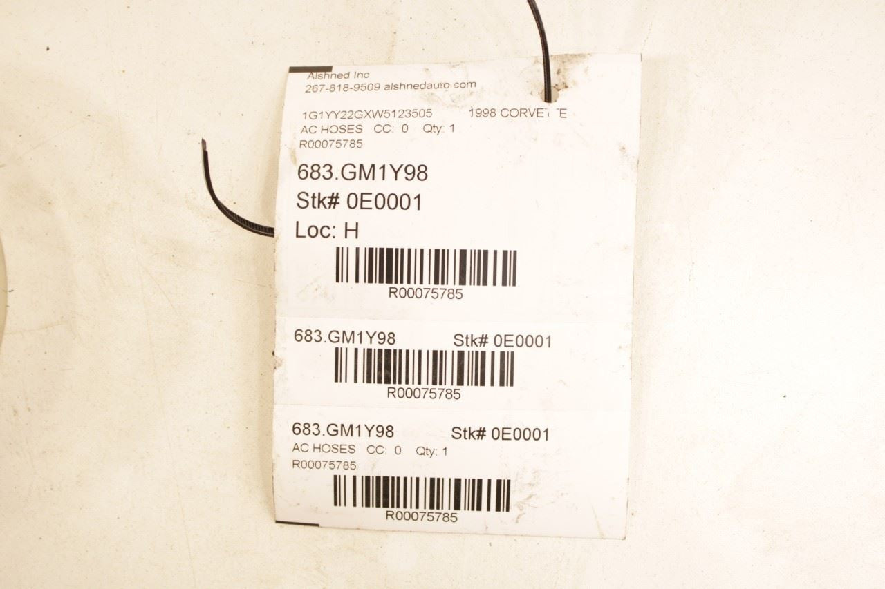 1997-04 Chevrolet Corvette 5.7L AC Conditioning Compressor Hoses Tubes Pipes Set - Alshned Auto Parts