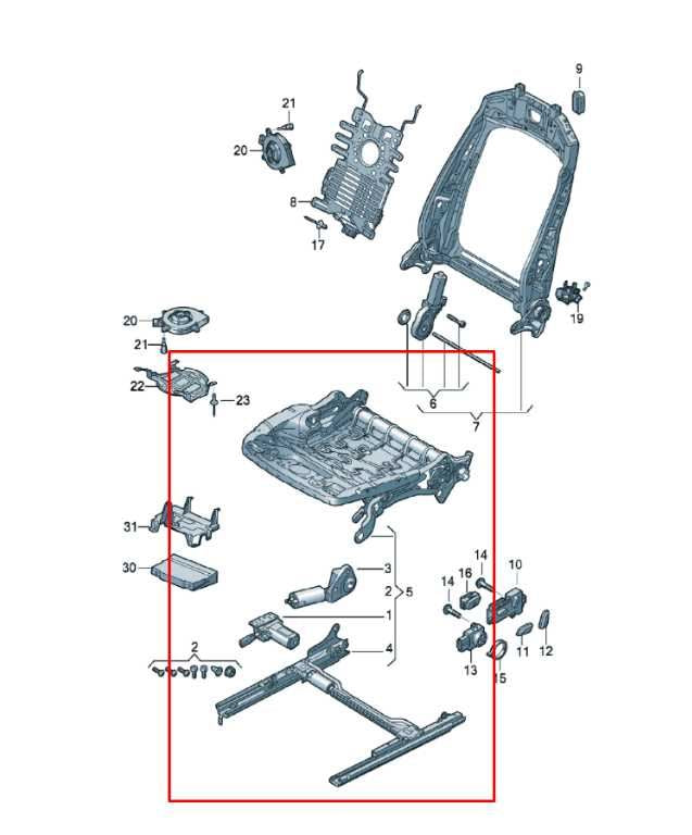 18-25 Audi S5 Premium 3.0L AWD Front Passenger Right Side Seat Lower Track Frame - Alshned Auto Parts