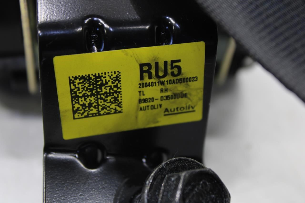 2019-21 Hyundai Tucson Value Rear RH 2nd Row Seat Belt Retractor 89820-D3500-UUE - Alshned Auto Parts