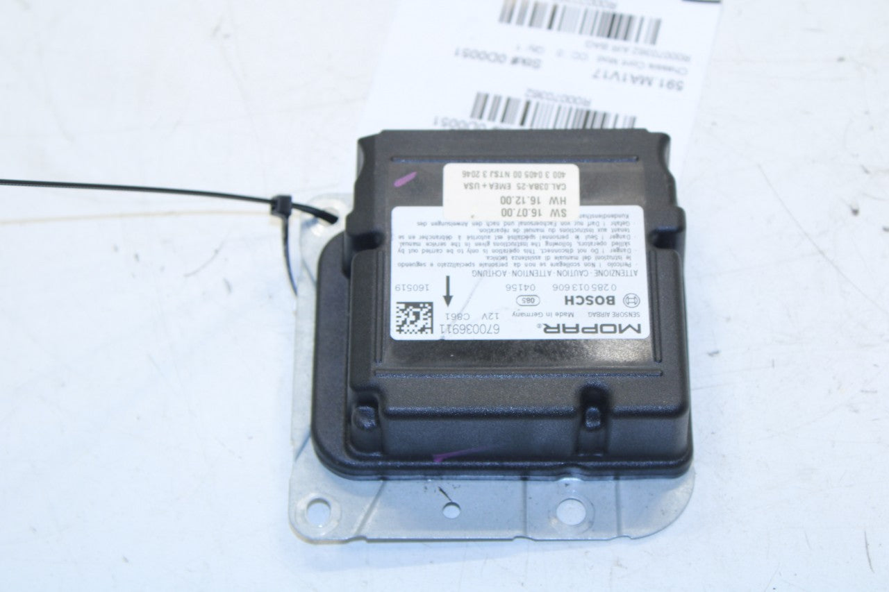 2017 Maserati Ghibli 3.0L Safety SRS Restraint Control Module ECU 670036911 OEM - Alshned Auto Parts