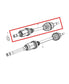 2011-21 Jeep Grand Cherokee Summit 4x4 Front Left Side CV Axle Drive Half Shaft - Alshned Auto Parts