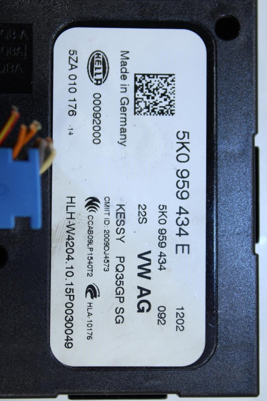 14-18 Volkswagen Jetta Theft-Locking Keyless Entry Control Module 5K0-959-434-E - Alshned Auto Parts