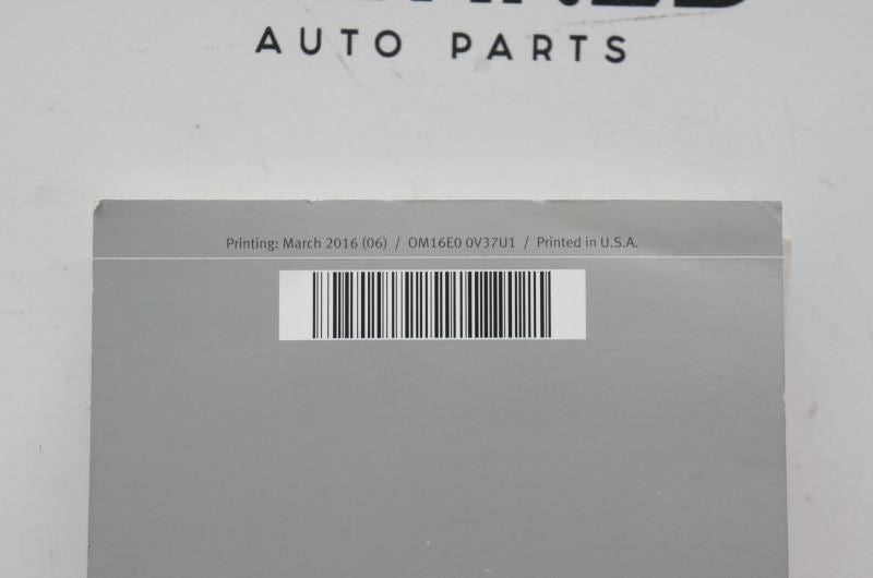 2016 Infiniti Q50 Owners Manual Set with Case OM16E00V37U1 OEM - Alshned Auto Parts