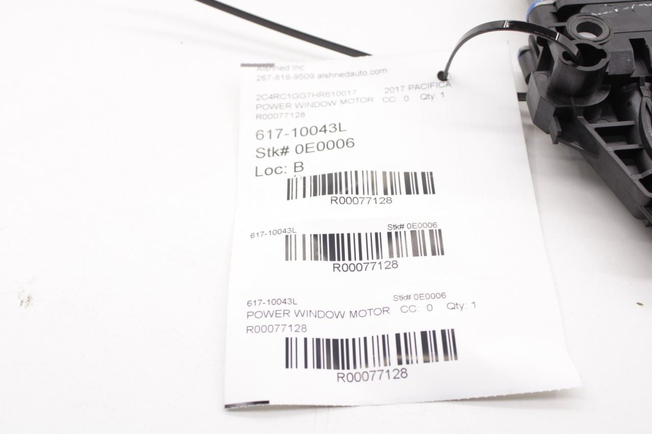 2017-2024 Chrysler Pacifica Limited Rear Left Door Power Window Motor 68314769AA - Alshned Auto Parts