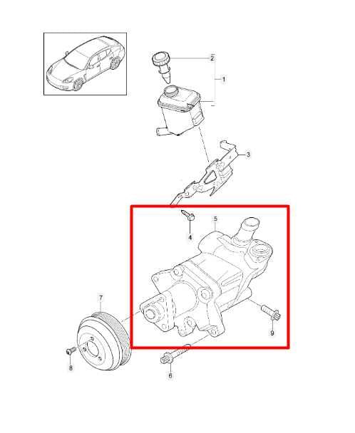 2010-2016 Porsche Panamera 4 3.6L AWD Power Steering Pump 970-347-048-06 OEM - Alshned Auto Parts