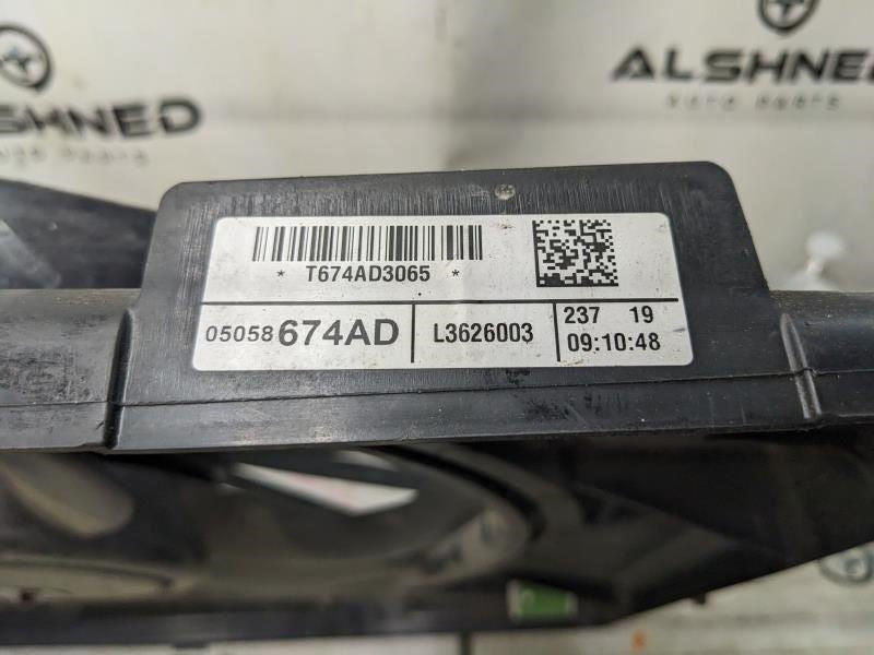 2008-2020 Dodge Caravan Radiator Cooling Fan Motor Assembly 05005-144AO OEM - Alshned Auto Parts