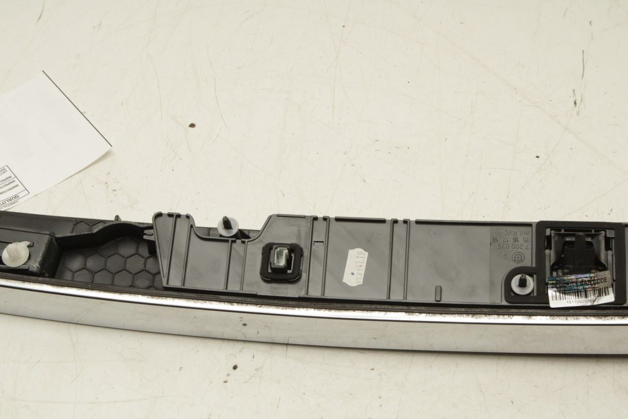 2010-2015 BMW 750Li Rear Trunk Lid Pull Handle w/ License Plate Light and Camera - Alshned Auto Parts