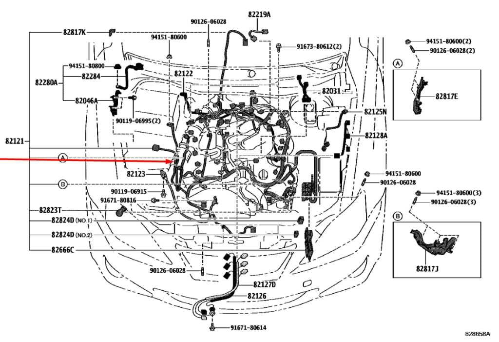 2010-2013 Lexus IS250 2.5L AWD Engine Wire Wiring Harness 82121-53193 OEM *ReaD* - Alshned Auto Parts