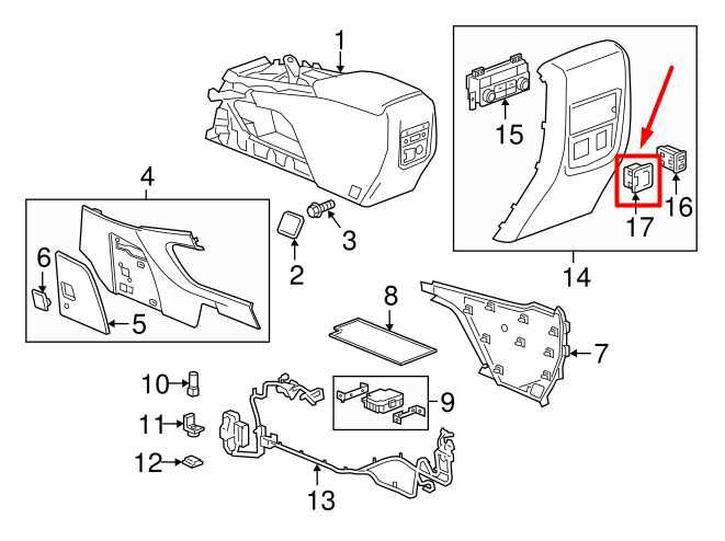 2018-2024 Buick Enclave Center Console Rear Power Outlet 23408730 OEM - Alshned Auto Parts