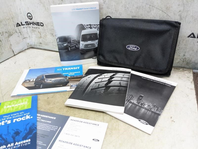 2018 Ford Transit Owners Manual Set with Case JK3J-19A321-AA OEM - Alshned Auto Parts