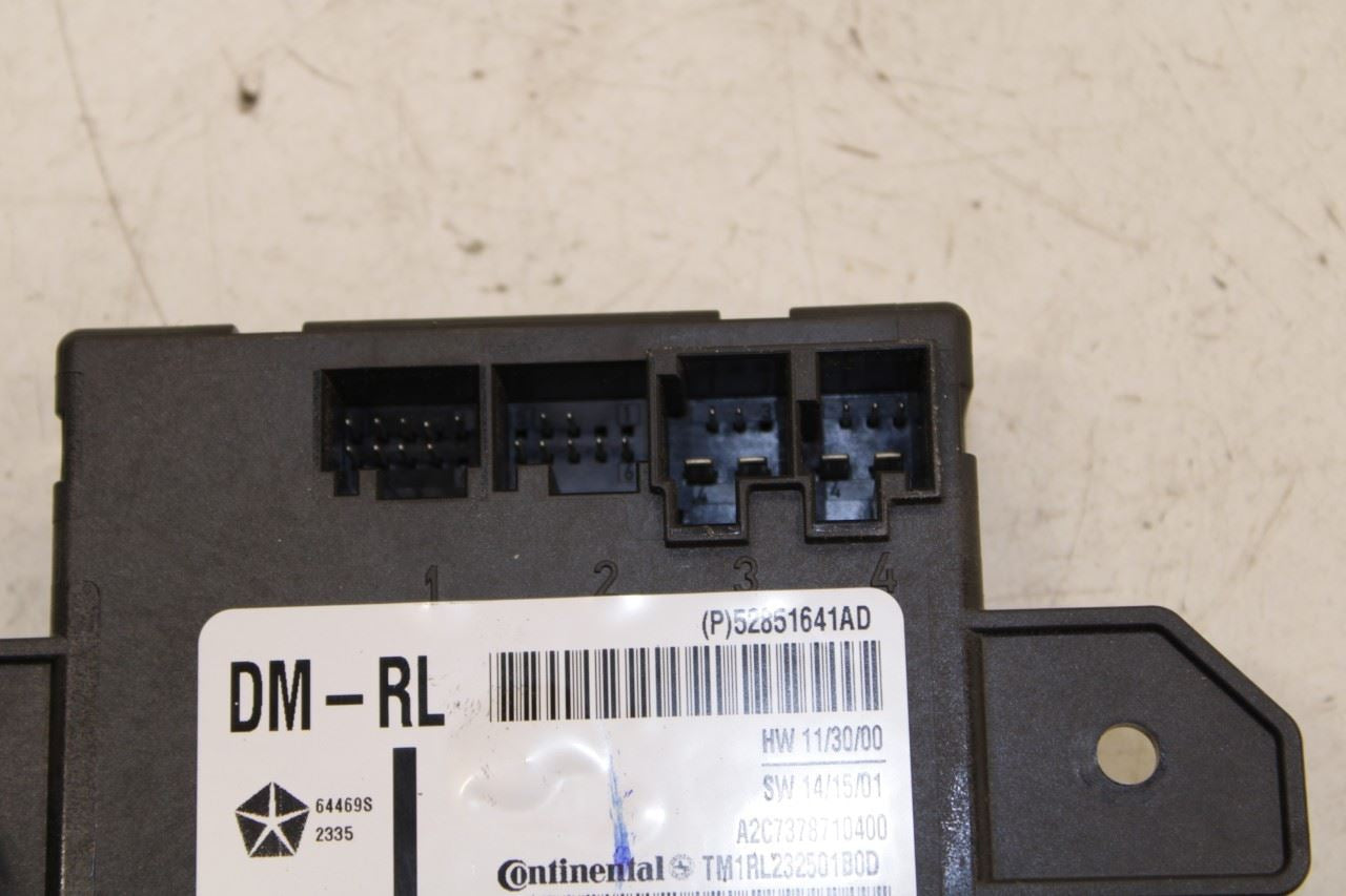 2014-16 Maserati Ghibli S Q4 3.0L AWD Rear Driver Left Side Door Control Module - Alshned Auto Parts