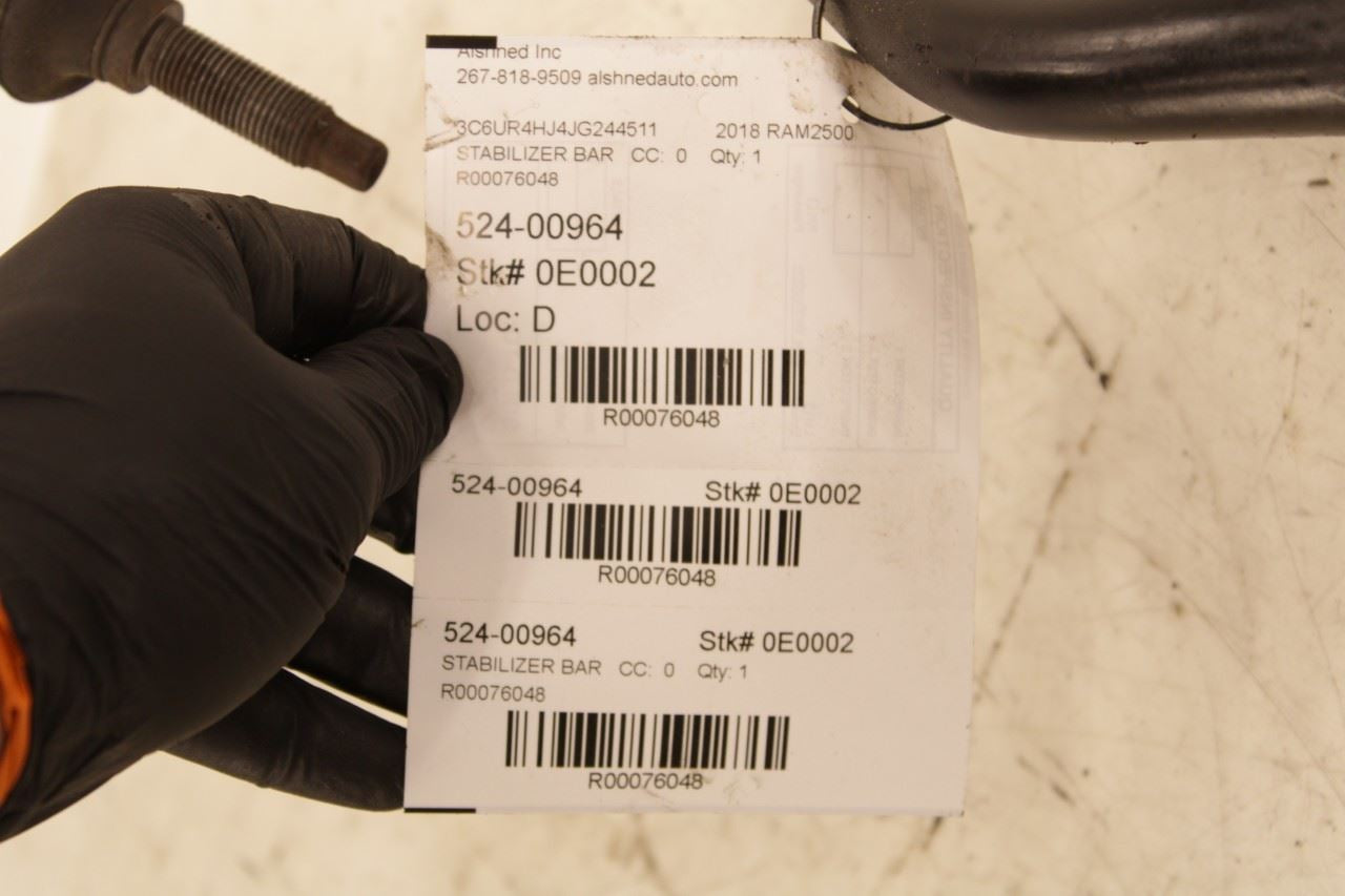 14-26 RAM 2500 Tradesman 4x2 Front Suspension Stabilizer Sway Bar 68211279AB OEM - Alshned Auto Parts