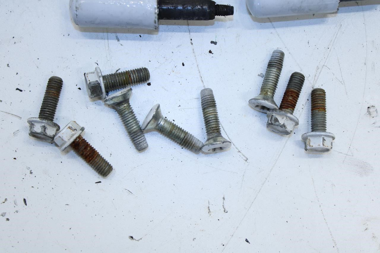 07-16 Jeep Wrangler Front LH Door Hinge Upper and Lower Set w/ Bolts 55395387AE - Alshned Auto Parts