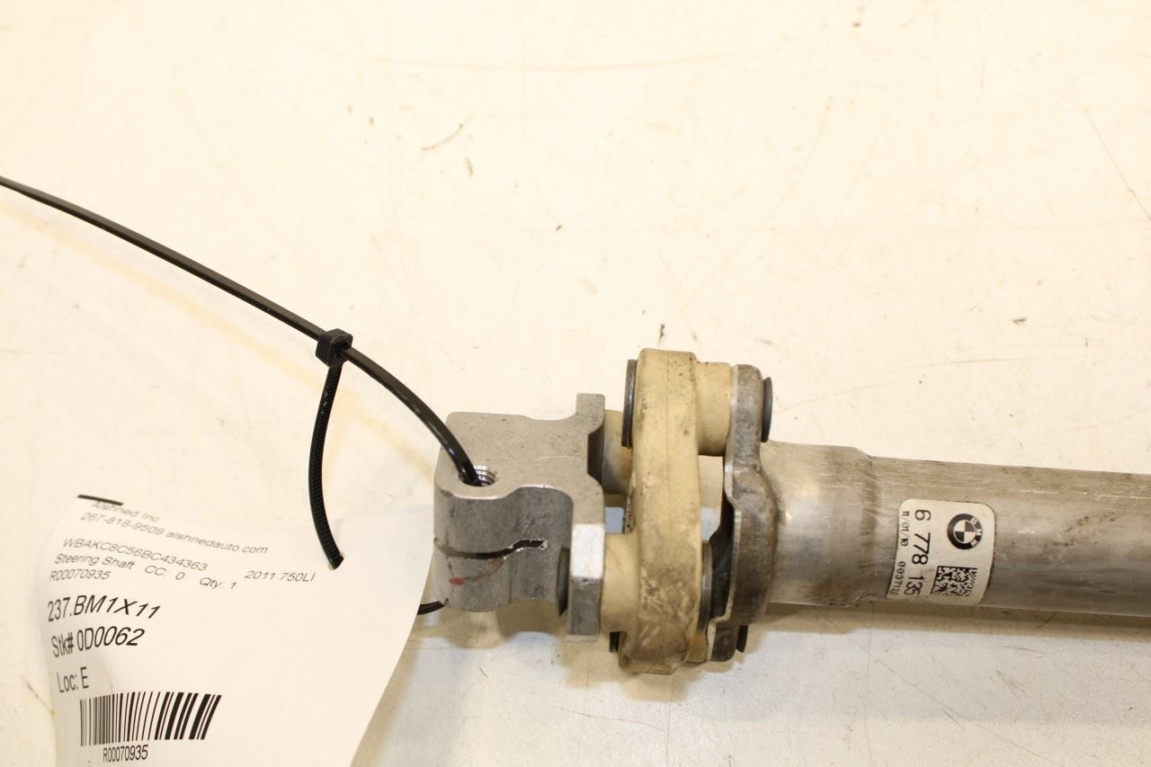 2010-15 BMW 750Li xDrive 4.4L AWD Steering Column Intermediate Lower Shaft Joint - Alshned Auto Parts
