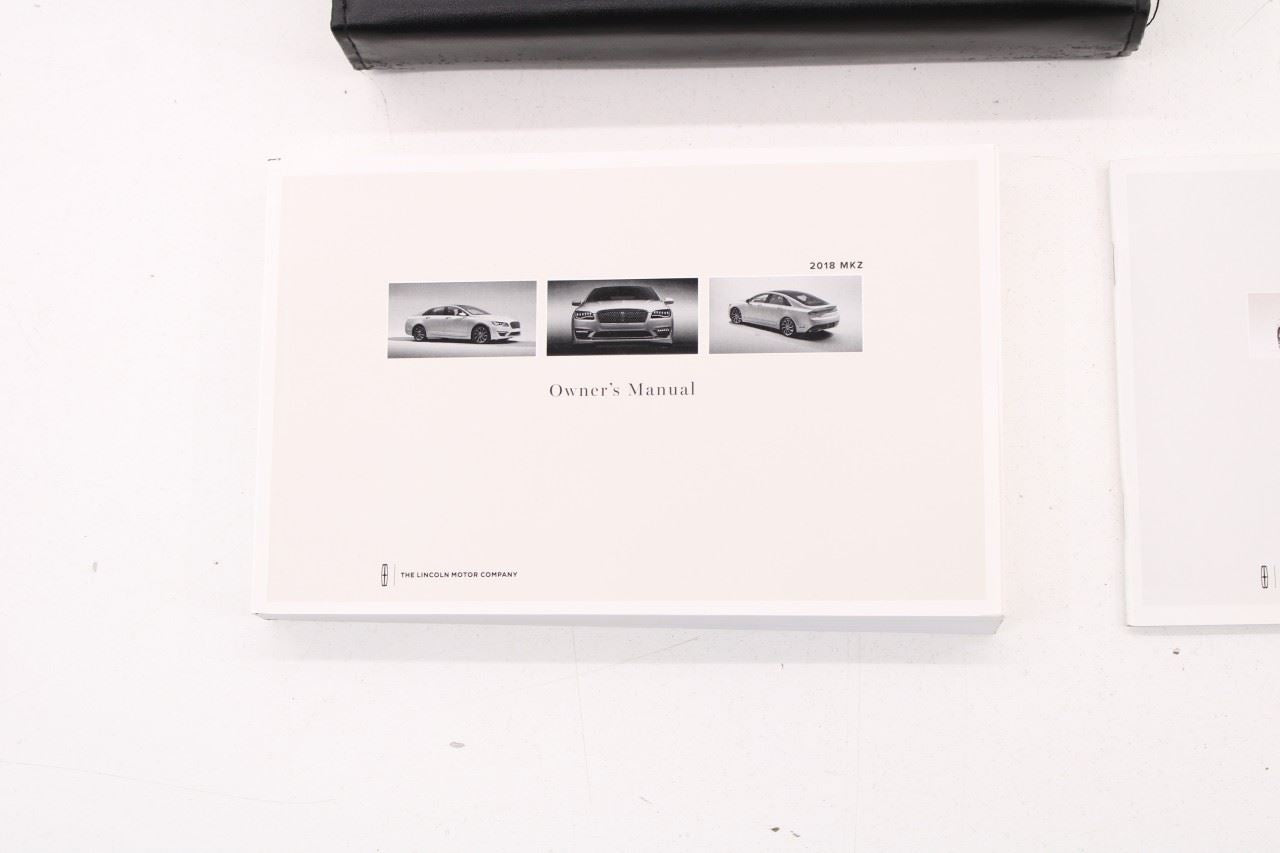 2018 Lincoln MKZ Reserve Owners Manual Set with Case JW1J-19T201-BA OEM - Alshned Auto Parts