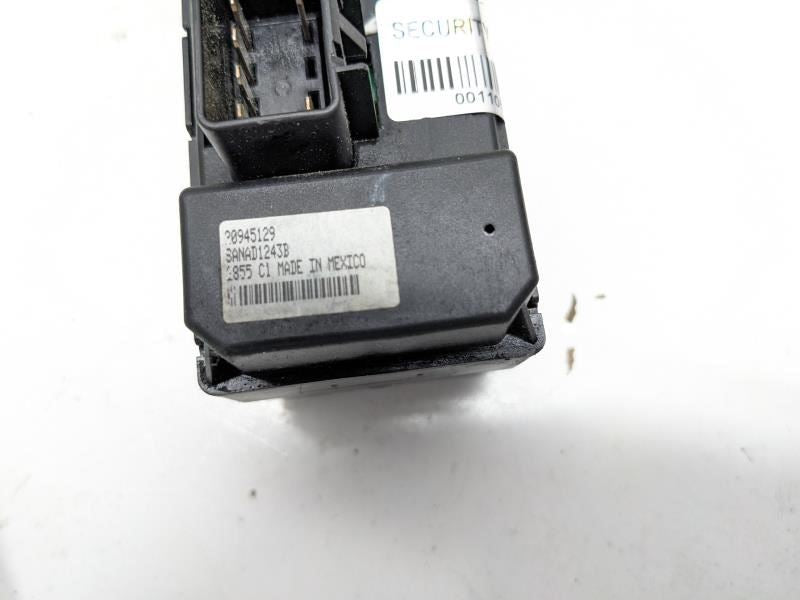 2009-2017 Chevrolet Traverse Front Left Master Power Window Switch 20945129 OEM - Alshned Auto Parts