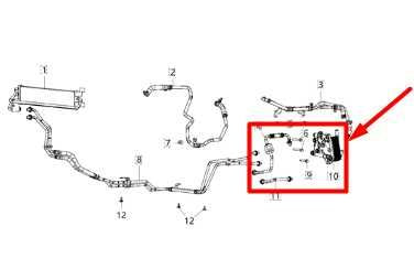 2020-2024 Jeep Gladiator 3.6L Transmission Oil Heater w Hose 68485460AB OEM - Alshned Auto Parts