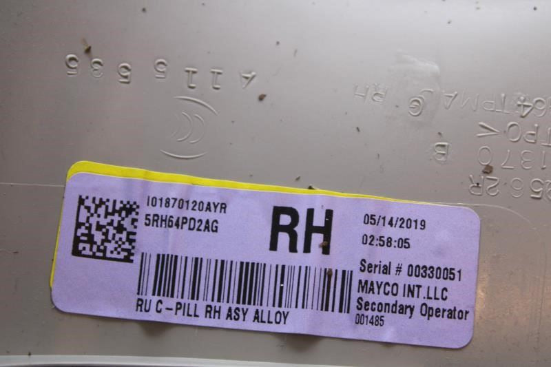 2017-2024 Chrysler Pacifica Rear Right Side C Pillar Trim Cover 5RH64PD2AG OEM - Alshned Auto Parts