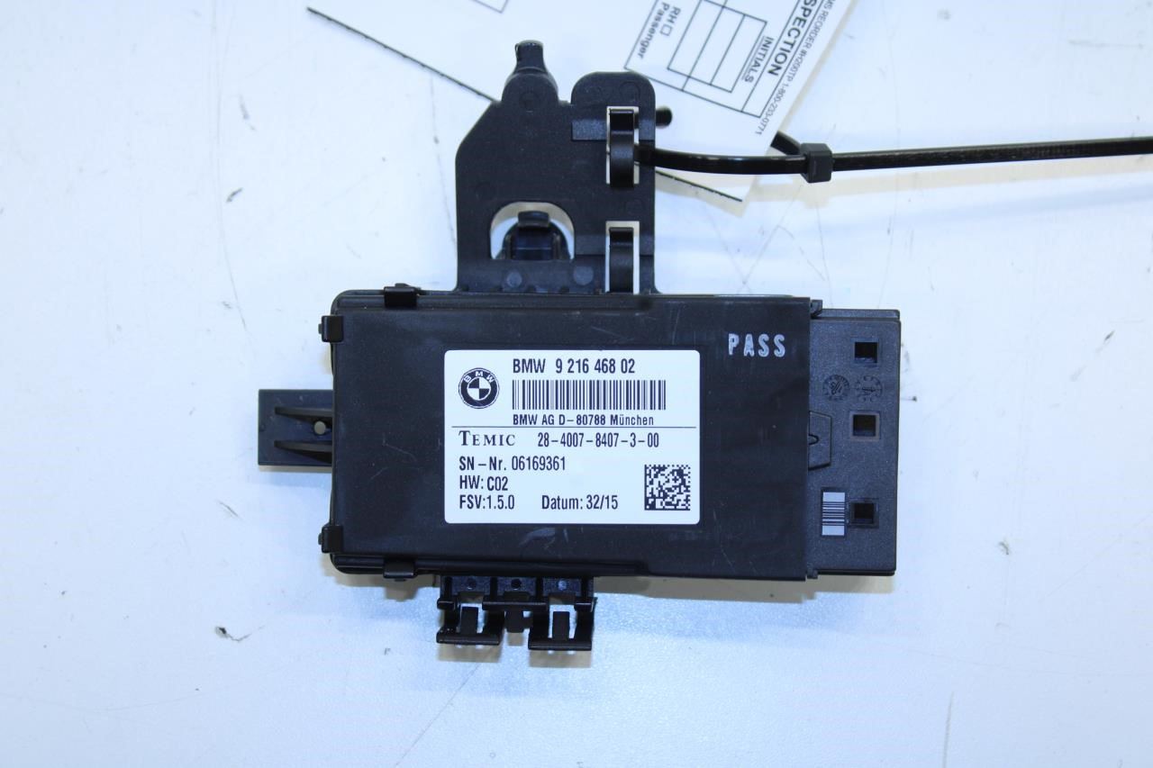 2014-2016 BMW 435I Gran Coupe xDrive Rear Seat Heated Control Module 921646802 - Alshned Auto Parts