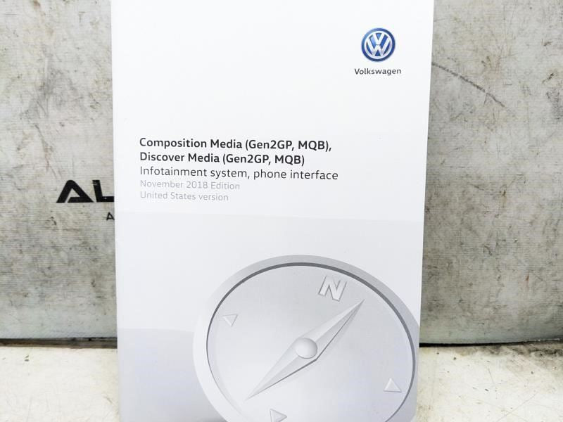 2019 Volkswagen Atlas U.S. Edition Owners Manual Set with Case 3CN012723BE OEM - Alshned Auto Parts