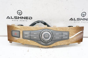 2011-13 Infiniti QX56 5.6L Dash Information Media Control Faceplate Panel Switch